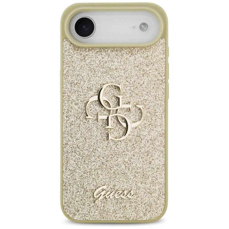 Guess Fixed Glitter Big 4G -kovakotelo Apple iPhone Air -puhelimelle, kulta