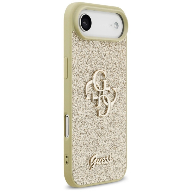Guess Fixed Glitter Big 4G -kovakotelo Apple iPhone Air -puhelimelle, kulta
