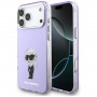 Karl Lagerfeld KLD22568 IML Aquarelle Karl & Choupette & Logo MagSafe -suojakotelo Apple iPhone 17 Pro Max -puhelimelle, violetti