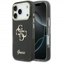 Guess GUE5344 IML 4G Script Metal -kovakotelo Apple iPhone 17 Pro Max -puhelimelle, musta