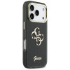 Guess GUE5344 IML 4G Script Metal -kovakotelo Apple iPhone 17 Pro Max -puhelimelle, musta