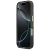 Guess GUE5344 IML 4G Script Metal -kovakotelo Apple iPhone 17 Pro Max -puhelimelle, musta