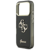 Guess GUE5344 IML 4G Script Metal -kovakotelo Apple iPhone 17 Pro Max -puhelimelle, musta