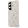 Guess GUE005375 4G Embossed Ring MagSafe -kovakotelo Samsung Galaxy S26+:lle, pinkki