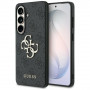 Guess GUE005301 4G Big Metal Logo -kovakotelo Samsung Galaxy S26+:lle, musta