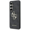 Guess GUE005301 4G Big Metal Logo -kovakotelo Samsung Galaxy S26+:lle, musta