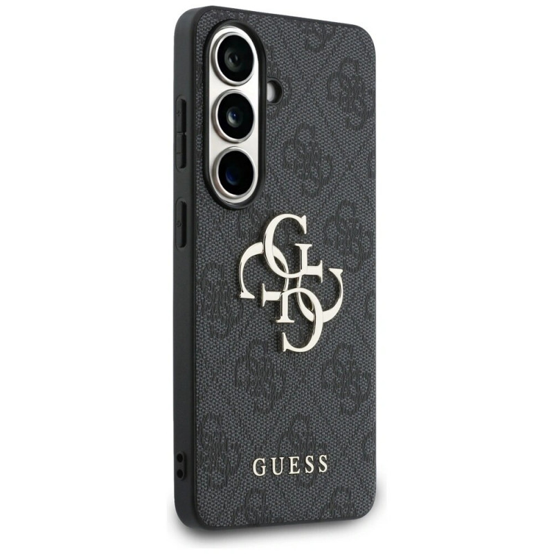 Guess GUE005301 4G Big Metal Logo -kovakotelo Samsung Galaxy S26+:lle, musta