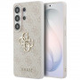 Guess GUE005337 4G Big Metal Logo -kovakotelo Samsung Galaxy S26 Ultra -puhelimelle, pinkki
