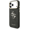 Guess 4G Big 4G Classic Logo Big Strap Metal Buttons -suojakotelo hihnalla Apple iPhone 18 Pro Max / 17 Pro Max -puhelimelle, musta