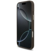 Guess 4G Big 4G Classic Logo Big Strap Metal Buttons -suojakotelo hihnalla Apple iPhone 18 Pro Max / 17 Pro Max -puhelimelle, ruskea