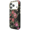 Guess Blossom Roses Print MagSafe -suojakotelo Apple iPhone 18 Pro / 17 Pro -puhelimelle, musta