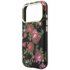 Guess Blossom Roses Print MagSafe -suojakotelo Apple iPhone 18 Pro Max / 17 Pro Max -puhelimelle, musta