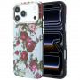 Guess GUE6026 Blossom Roses Print MagSafe -suojakotelo Apple iPhone 18 Pro / 17 Pro -puhelimelle, sininen