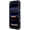 Guess GUE005545 Grained Round Strass Logo MagSafe -suojakotelo Apple iPhone 18 Pro / 17 Pro -puhelimelle, beige