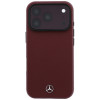 Mercedes-Benz Case Grill Pattern and Card Wallet Leather MagSafe Apple iPhone 18 Pro Max / 17 Pro Max -puhelimelle, musta