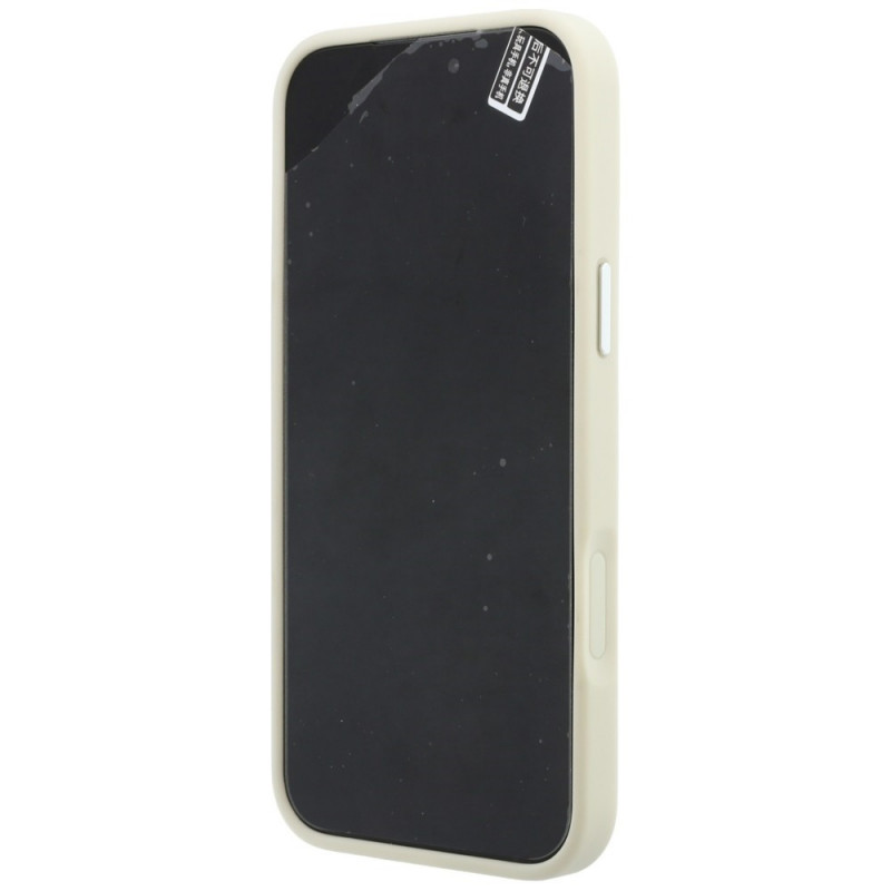 Karl Lagerfeld Ring Stand 360 Saffiano Classic Logo MagSafe -kuori Apple iPhone 18 Pro / 17 Pro -puhelimelle, beige