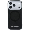 Karl Lagerfeld Ring Stand 360 Saffiano Classic Logo MagSafe -suojakotelo Apple iPhone 18 Pro / 17 Pro -puhelimelle, musta (KF003179)