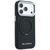 Karl Lagerfeld Ring Stand 360 Saffiano Classic Logo MagSafe -suojakotelo Apple iPhone 18 Pro / 17 Pro -puhelimelle, musta (KF003179)
