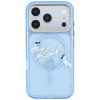 Karl Lagerfeld Script Logo MagSafe -suojakotelo Apple iPhone 18 Pro / 17 Pro -puhelimelle, vaaleansininen