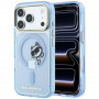 Karl Lagerfeld Peekaboo Logo MagSafe -suojakotelo Apple iPhone 18 Pro Max / 17 Pro Max -puhelimelle, sininen