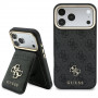 Guess 4G kuori lompakolla, MagSafe, Apple iPhone 18 Pro / 17 Pro, musta