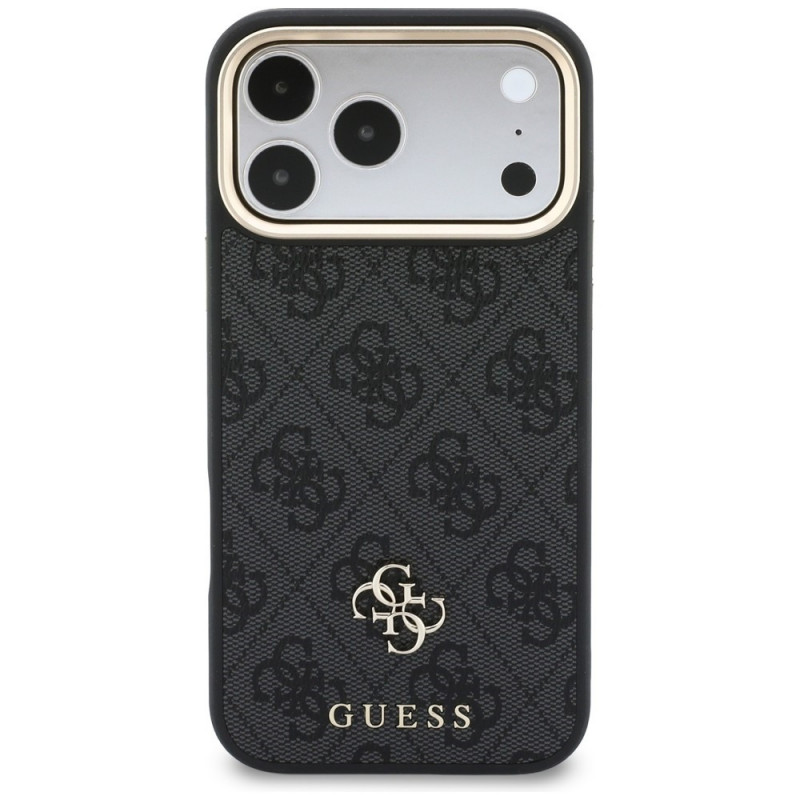 Guess 4G kuori lompakolla, MagSafe, Apple iPhone 18 Pro / 17 Pro, musta