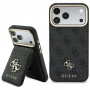 Guess 4G kuori lompakolla, MagSafe, Apple iPhone 18 Pro Max / 17 Pro Max -puhelimelle, musta