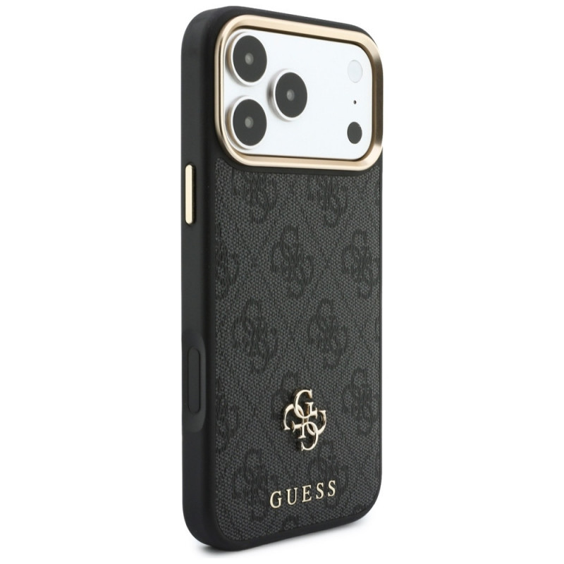 Guess 4G kuori lompakolla, MagSafe, Apple iPhone 18 Pro Max / 17 Pro Max -puhelimelle, musta