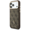 Guess 4G-suojakotelo lompakolla, MagSafe, Apple iPhone 18 Pro Max / 17 Pro Max -puhelimelle, ruskea