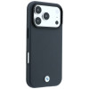 BMW Kevlar Metal Logo MagSafe -suojakotelo Apple iPhone 18 Pro / 17 Pro -puhelimelle, antrasiitti