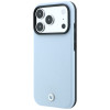 BMW Kevlar Metal Logo MagSafe -suojakotelo Apple iPhone 18 Pro Max / 17 Pro Max -puhelimelle, sininen