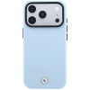 BMW Kevlar Metal Logo MagSafe -suojakotelo Apple iPhone 18 Pro Max / 17 Pro Max -puhelimelle, sininen