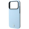 BMW Kevlar Metal Logo MagSafe -suojakotelo Apple iPhone 18 Pro Max / 17 Pro Max -puhelimelle, sininen