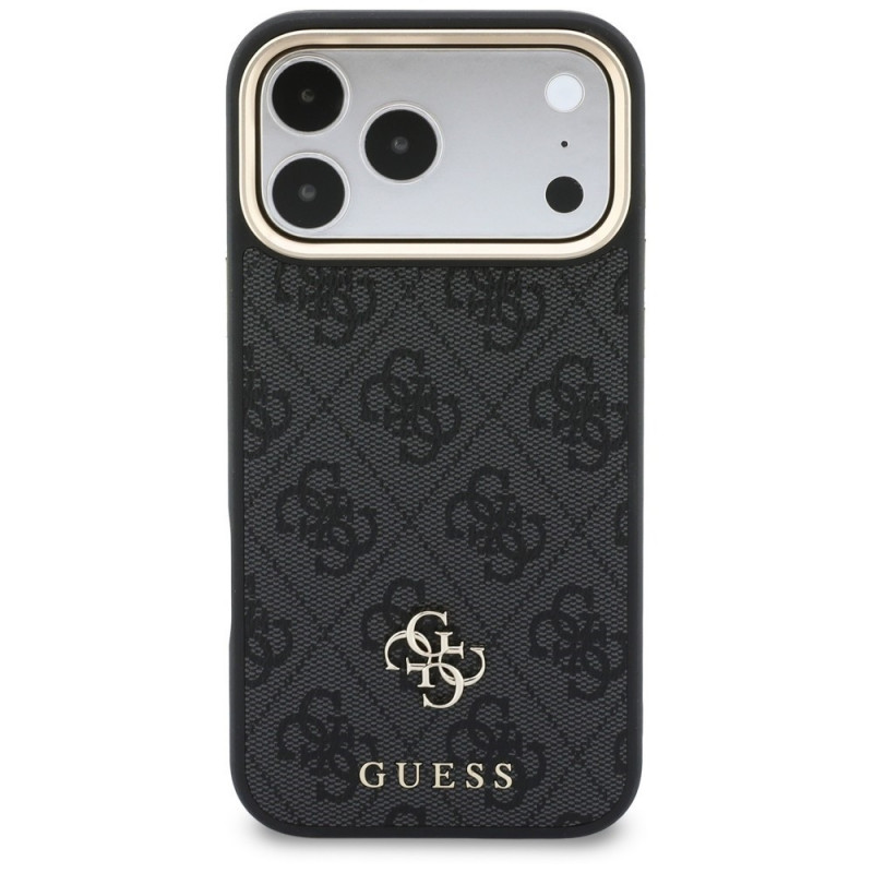 Guess 4G -suojakotelo lompakolla ja kaulahihnalla, MagSafe, Apple iPhone 18 Pro / 17 Pro -puhelimelle, ruskea