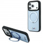 BMW Kevlar Ring Stand 360 MagSafe -suojakotelo Apple iPhone 18 Pro Max / 17 Pro Max -puhelimelle, sininen