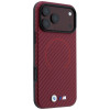 BMW M Carbon Printed Ring MagSafe -suojakotelo Apple iPhone 18 Pro Max / 17 Pro Max -puhelimelle, punainen