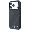 BMW M Tire Track with Silver Line MagSafe -suojakotelo Apple iPhone 18 Pro Max / 17 Pro Max -puhelimelle, antrasiitti