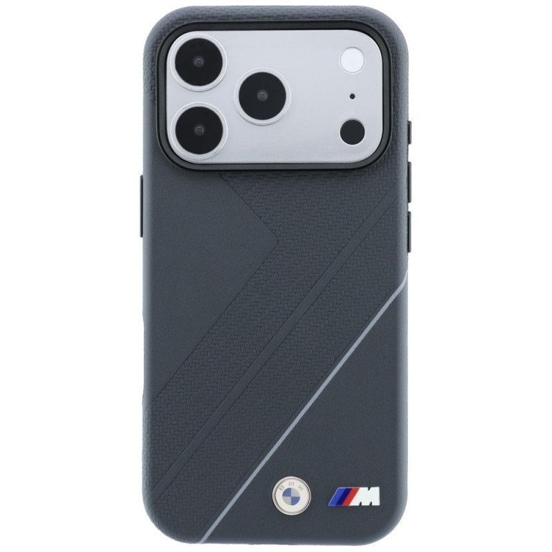 BMW M Tire Track with Silver Line MagSafe -suojakotelo Apple iPhone 18 Pro Max / 17 Pro Max -puhelimelle, antrasiitti