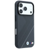 BMW M Tire Track with Silver Line MagSafe -suojakotelo Apple iPhone 18 Pro Max / 17 Pro Max -puhelimelle, antrasiitti
