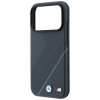 BMW M Tire Track with Silver Line MagSafe -suojakotelo Apple iPhone 18 Pro Max / 17 Pro Max -puhelimelle, antrasiitti