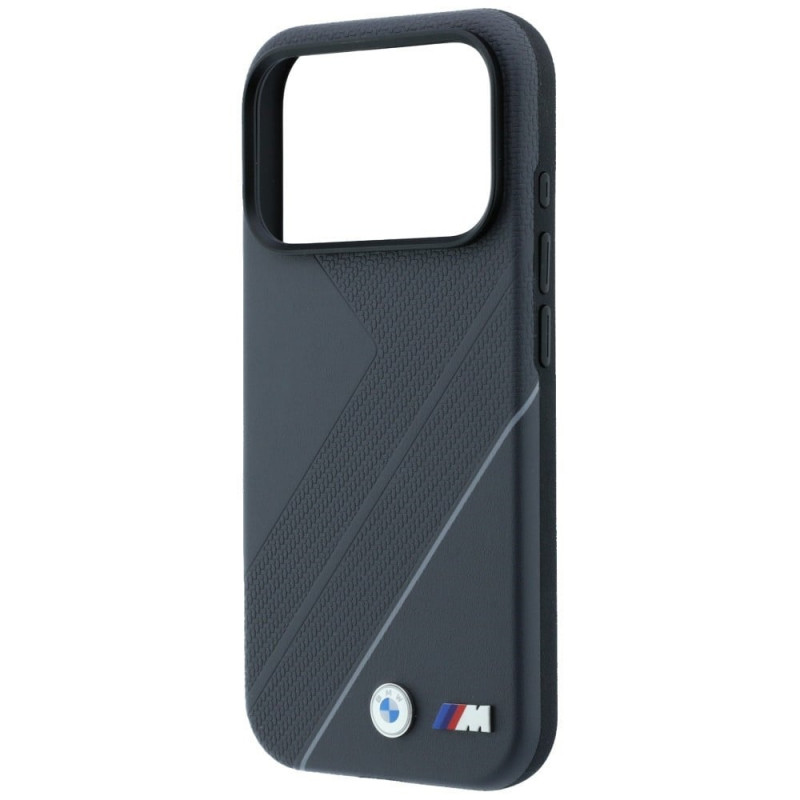 BMW M Tire Track with Silver Line MagSafe -suojakotelo Apple iPhone 18 Pro Max / 17 Pro Max -puhelimelle, antrasiitti