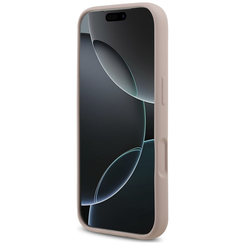 Karl Lagerfeld Silicone Karl&Choupette Ring MagSafe -suojakotelo Apple iPhone 18 Pro / 17 Pro -puhelimelle, musta
