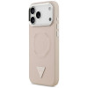 Guess Triangle Logo MagSafe -suojakotelo Apple iPhone 18 Pro Max / 17 Pro Max -puhelimelle, pinkki