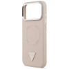 Guess Triangle Logo MagSafe -suojakotelo Apple iPhone 18 Pro Max / 17 Pro Max -puhelimelle, pinkki