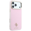 Guess Saffiano Small 4G & Classic Logo MagSafe -suojakotelo Apple iPhone 18 Pro / 17 Pro -puhelimelle, pinkki