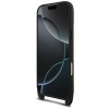 Karl Lagerfeld Saffiano Karl&Choupette Metal Pin CBDY Strap -suojakotelo Apple iPhone 18 Pro Max / 17 Pro Max -puhelimelle, musta