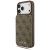 Guess 4G Cardslots & Magnetic Closure Crossbody -kotelo Apple iPhone 18 Pro / 17 Pro -puhelimelle, ruskea