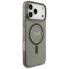 Guess IML Glitter Pearl Strap MagSafe -suojakotelo Apple iPhone 18 Pro Max / 17 Pro Max -puhelimelle, musta