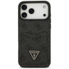 Guess 4G Double Card Triangle -suojakotelo Apple iPhone 18 Pro Max / 17 Pro Max -puhelimelle, musta