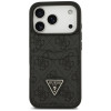 Guess 4G Double Card Triangle -suojakotelo Apple iPhone 18 Pro / 17 Pro -puhelimelle, musta